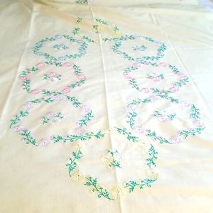 💐VINTAGE NEEDLE POINT TABLE CLOTH💐